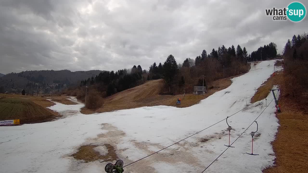 Web kamera Smučišče Senožeta – Skijalište u Srednjoj Vasi kod Bohinja