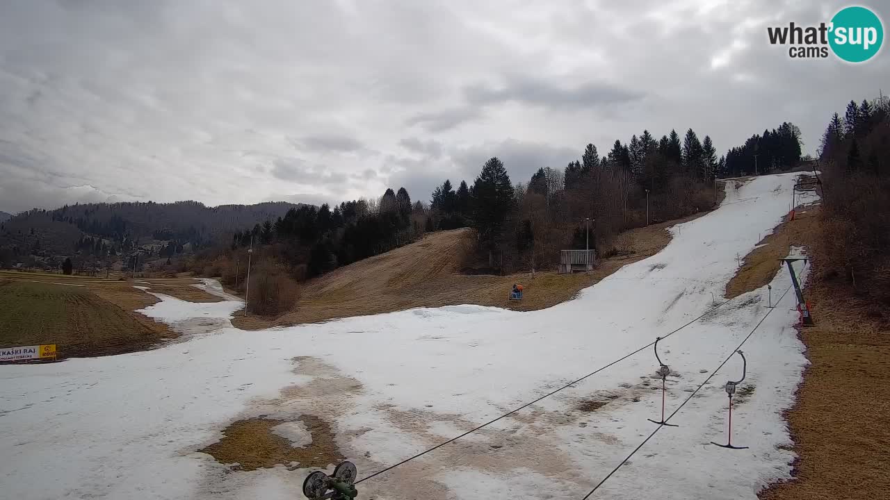 Webcam Smučišče Senožeta – Stazione sciistica a Srednja Vas vicino Bohinj