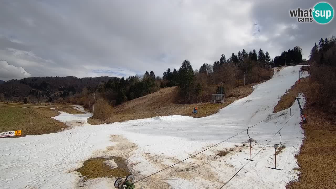 Webcam Smučišče Senožeta – Stazione sciistica a Srednja Vas vicino Bohinj