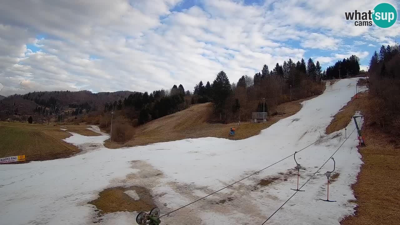 Webcam Smučišče Senožeta – Ski Resort Live View near Bohinj