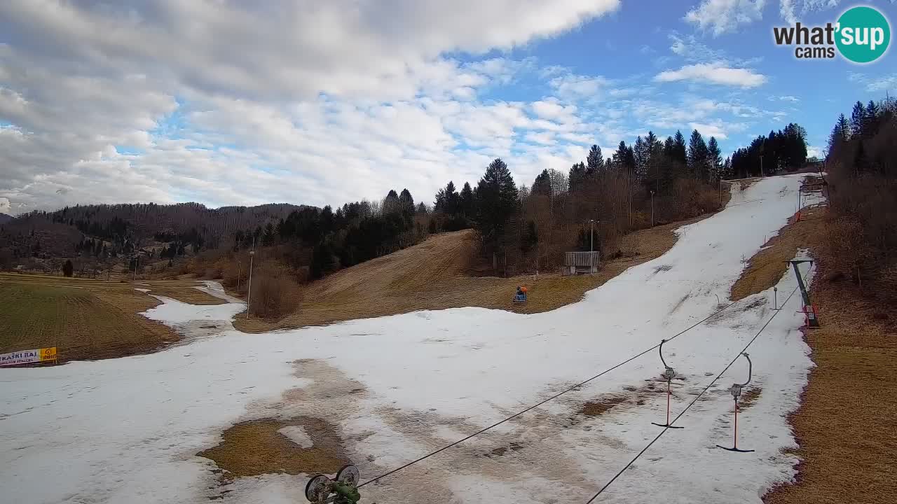 Web kamera Smučišče Senožeta – Skijalište u Srednjoj Vasi kod Bohinja