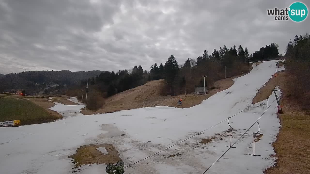 Webcam Smučišče Senožeta – Stazione sciistica a Srednja Vas vicino Bohinj