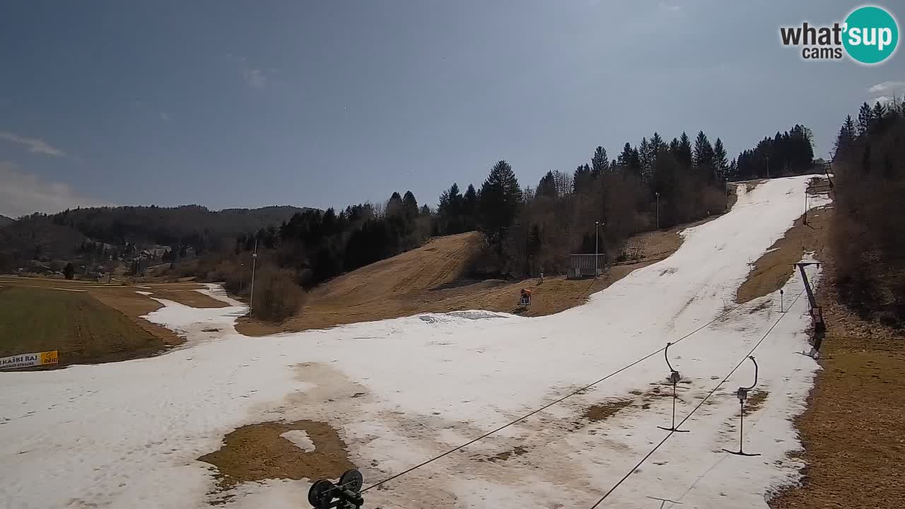 Webcam Smučišče Senožeta – Station de ski à Srednja Vas près de Bohinj