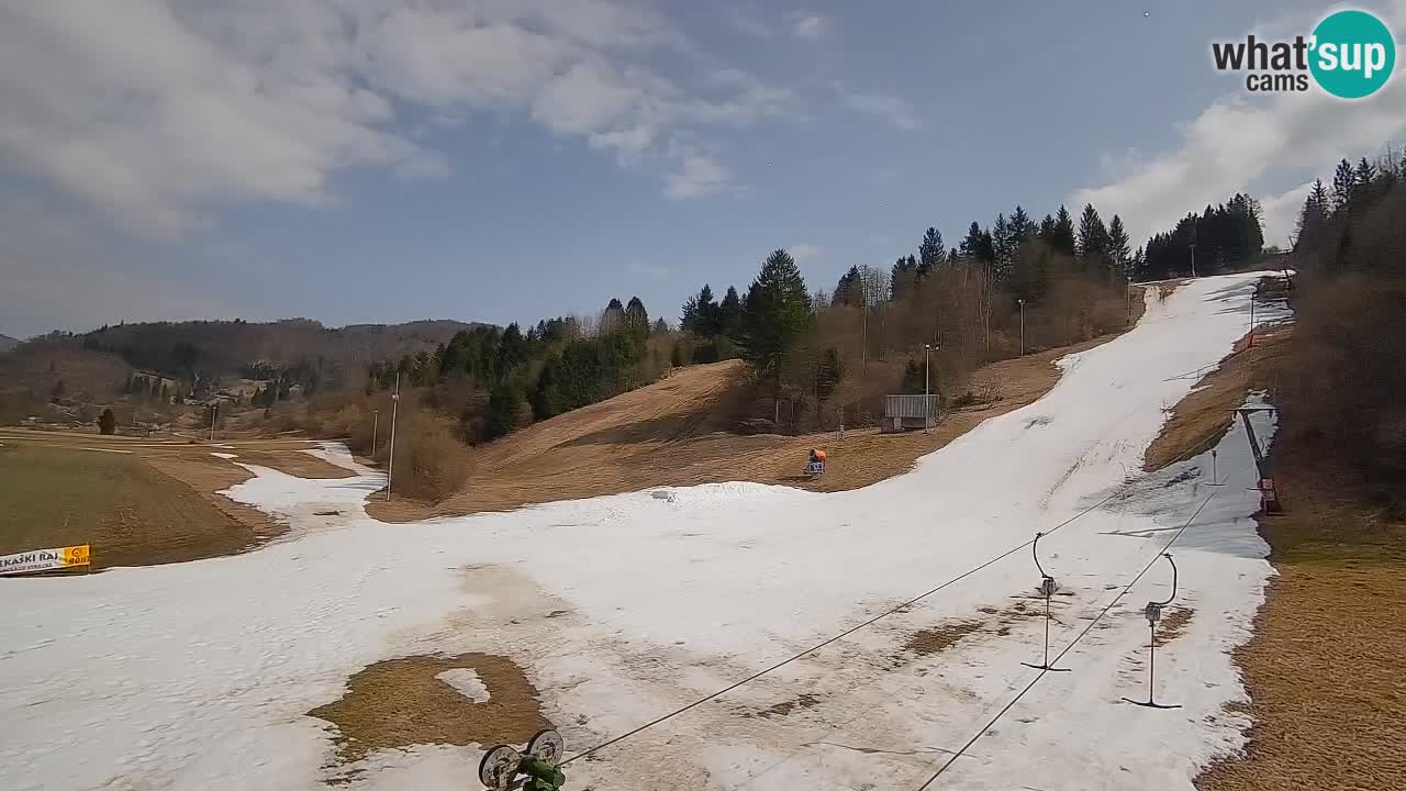 Webcam Smučišče Senožeta – Station de ski à Srednja Vas près de Bohinj