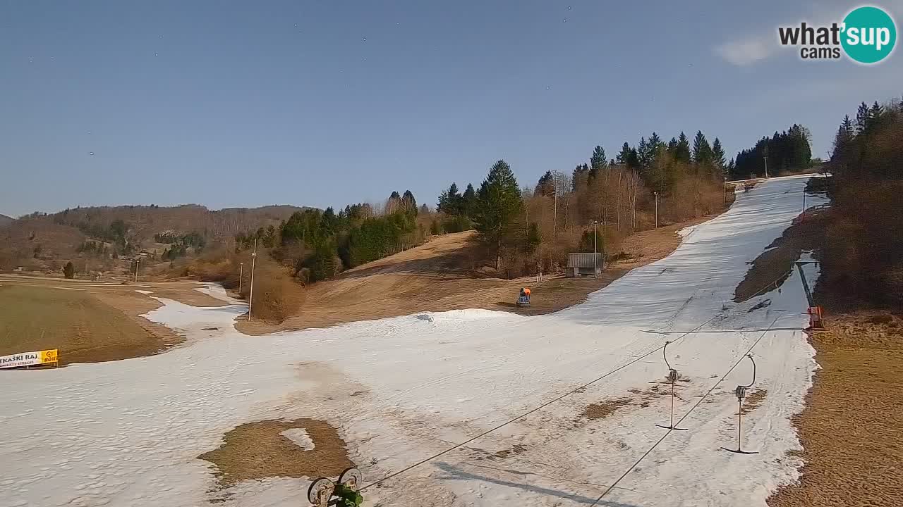 Webcam Smučišče Senožeta – Stazione sciistica a Srednja Vas vicino Bohinj
