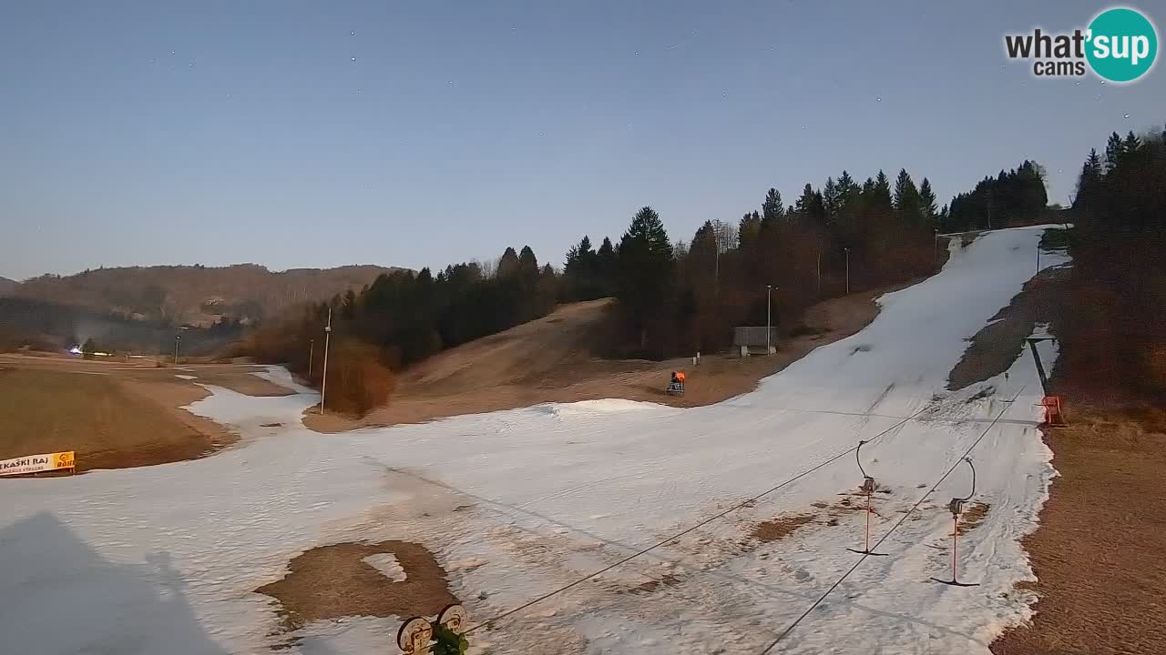 Webcam Smučišče Senožeta – Stazione sciistica a Srednja Vas vicino Bohinj