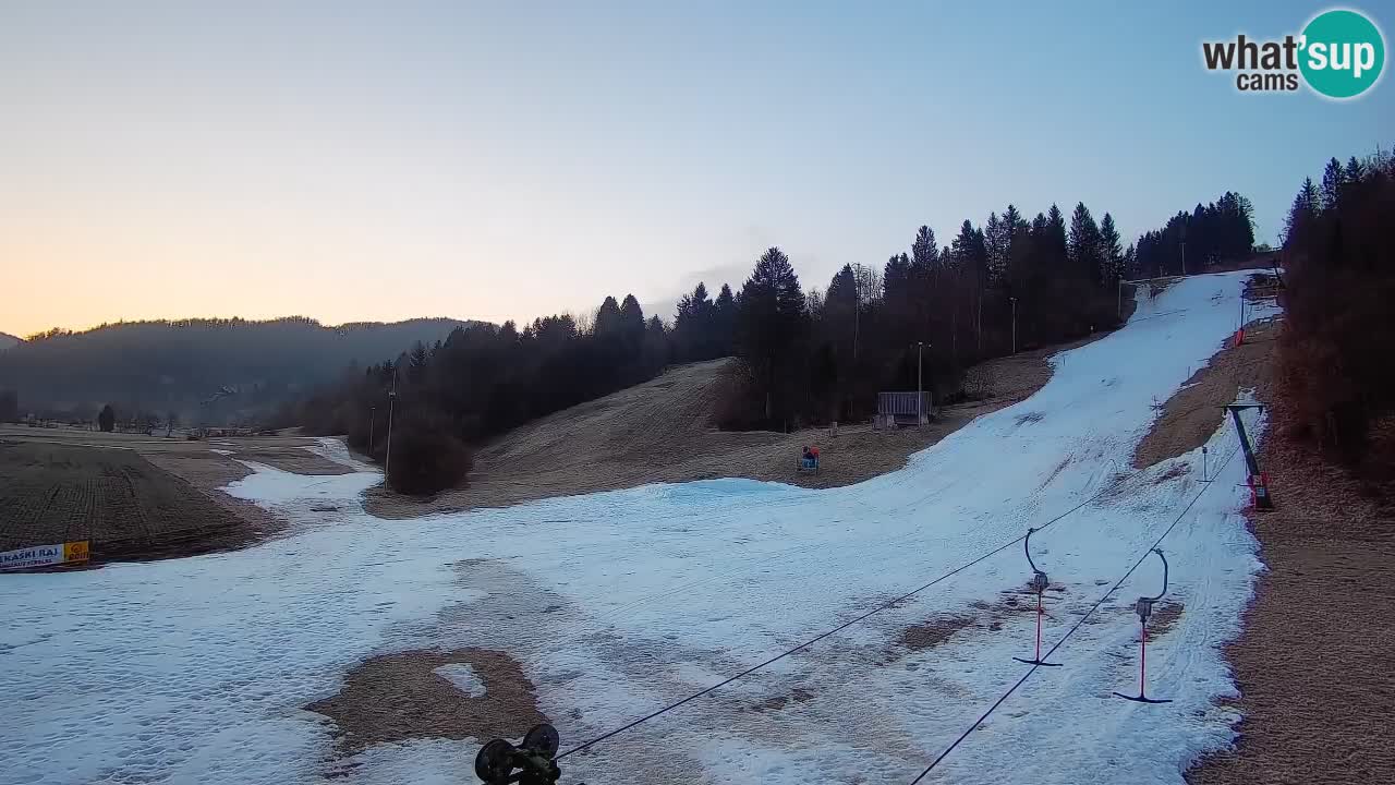Web kamera Smučišče Senožeta – Skijalište u Srednjoj Vasi kod Bohinja