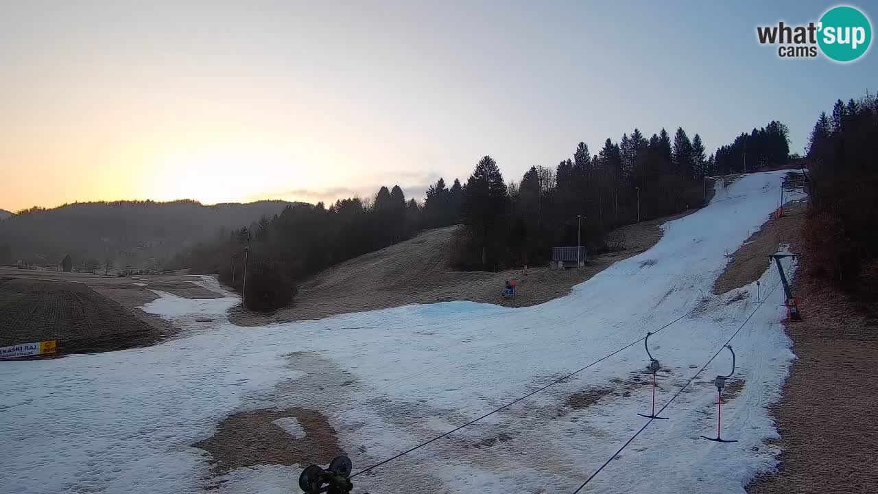 Webcam Smučišče Senožeta – Ski Resort Live View near Bohinj