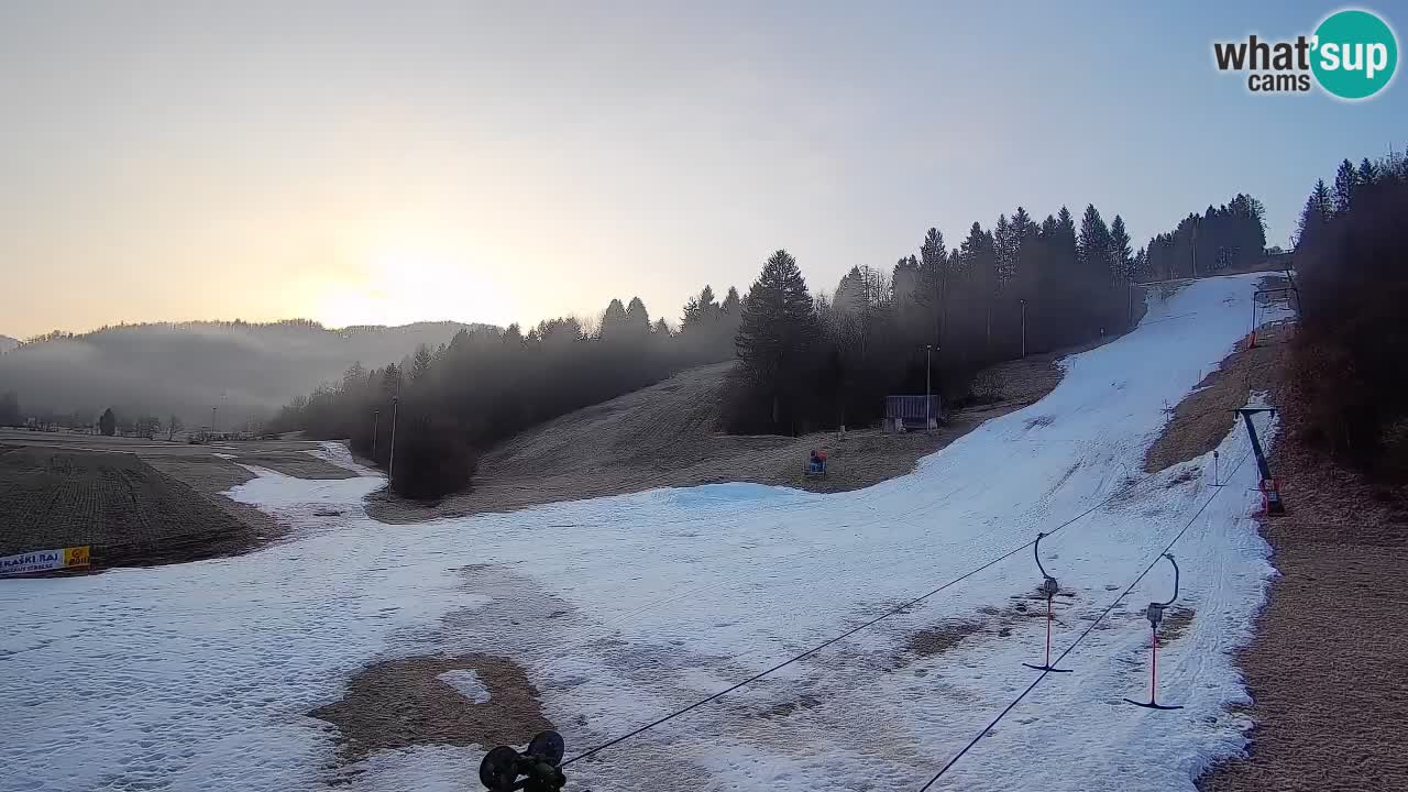 Webcam Smučišče Senožeta – Ski Resort Live View near Bohinj
