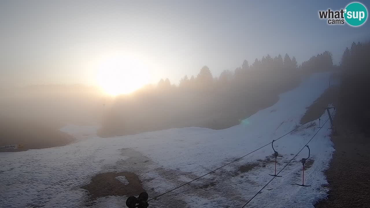 Webcam Smučišče Senožeta – Ski Resort Live View near Bohinj