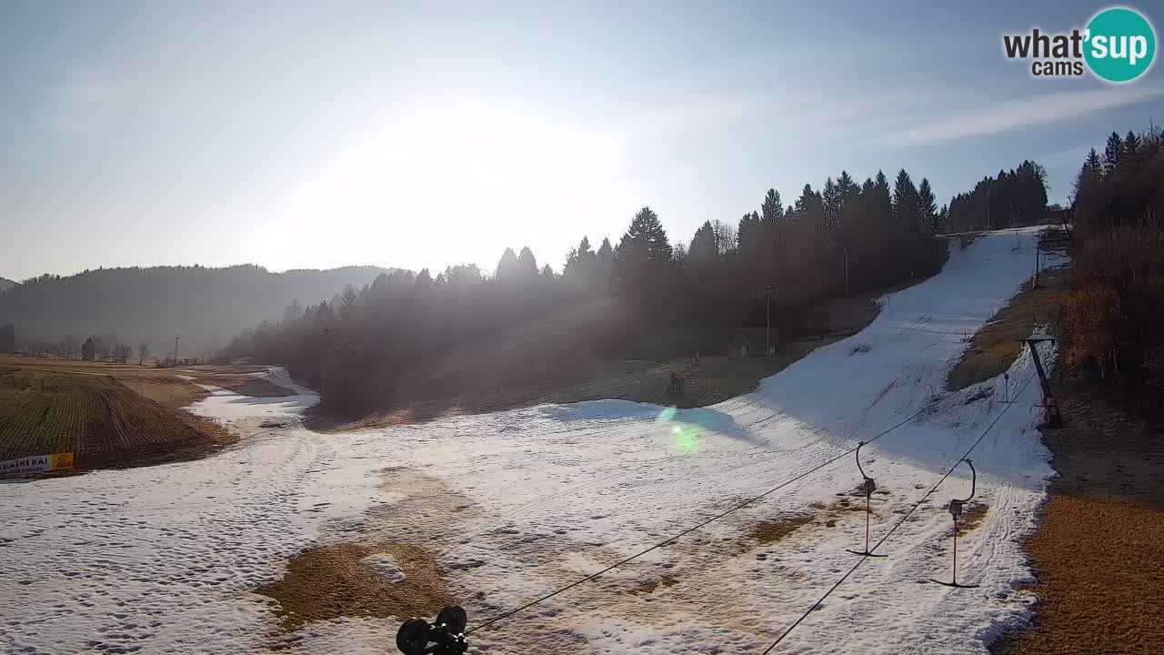 Webcam Smučišče Senožeta – Ski Resort Live View near Bohinj