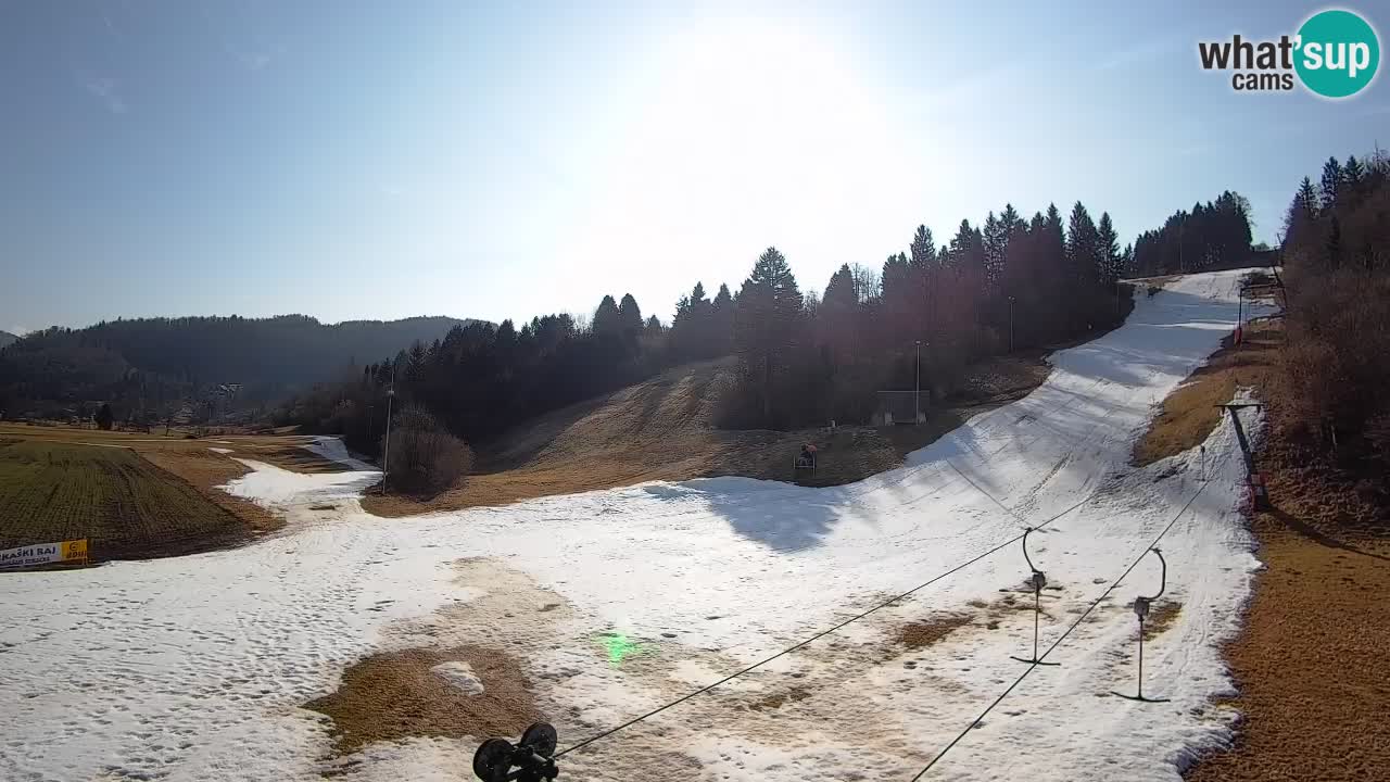 Webcam Smučišče Senožeta – Station de ski à Srednja Vas près de Bohinj