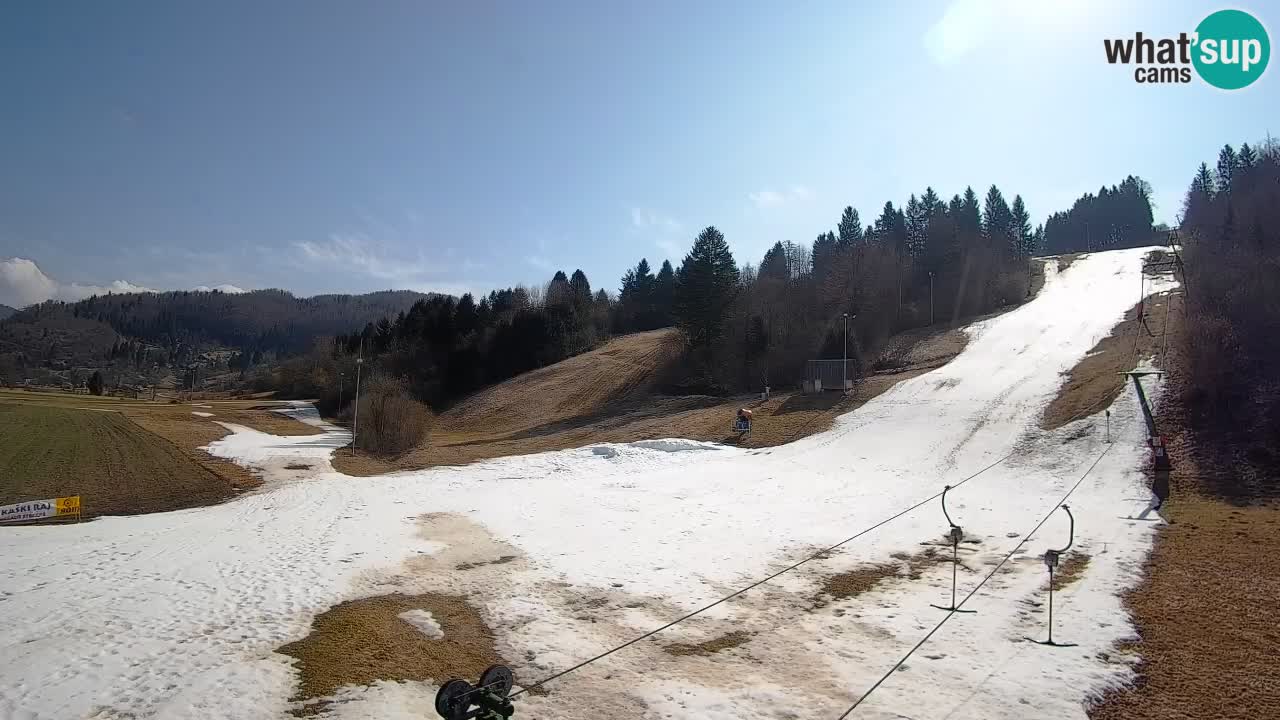 Webcam Smučišče Senožeta – Station de ski à Srednja Vas près de Bohinj