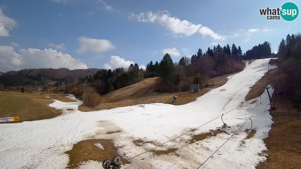 Webcam Smučišče Senožeta – Station de ski à Srednja Vas près de Bohinj