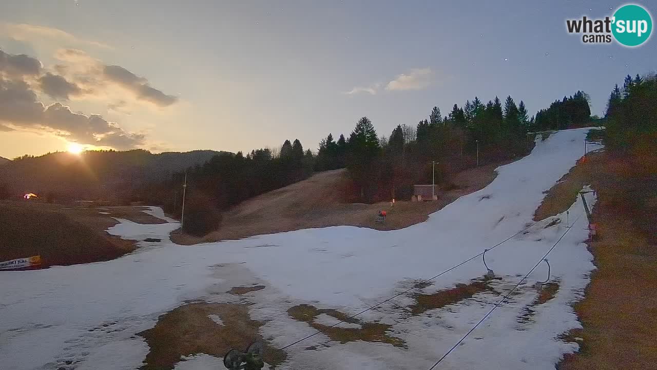 Cámara web Smučišče Senožeta – Estación de esquí en Srednja Vas cerca de Bohinj