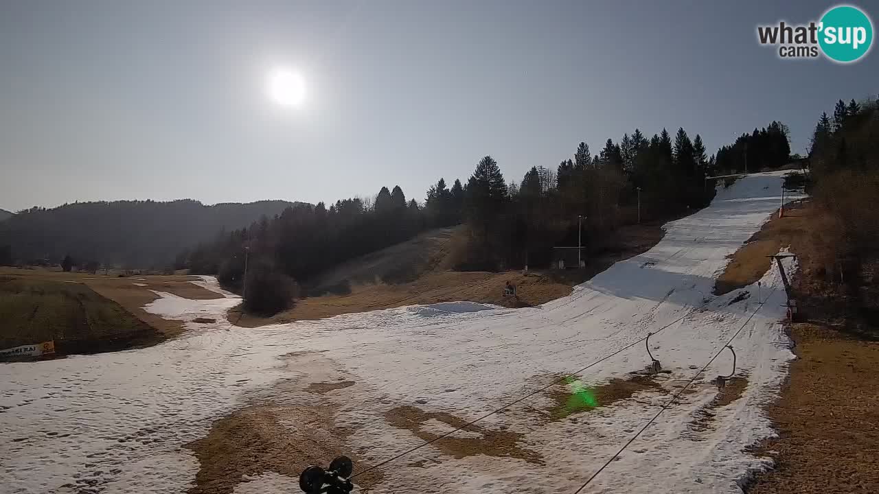 Webcam Smučišče Senožeta – Stazione sciistica a Srednja Vas vicino Bohinj