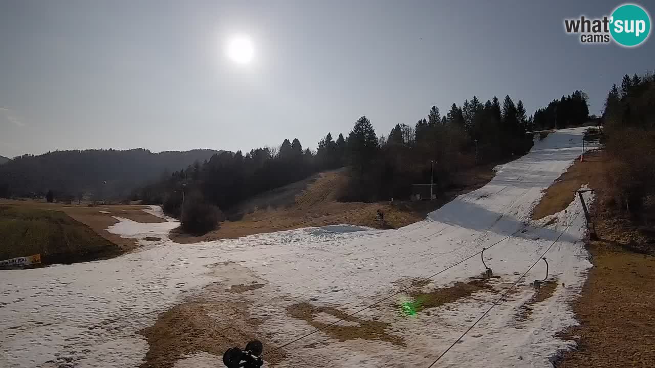 Cámara web Smučišče Senožeta – Estación de esquí en Srednja Vas cerca de Bohinj