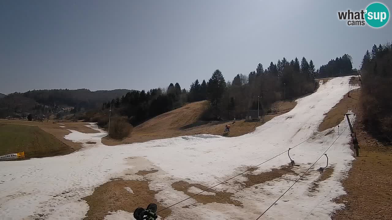 Webcam Smučišče Senožeta – Stazione sciistica a Srednja Vas vicino Bohinj