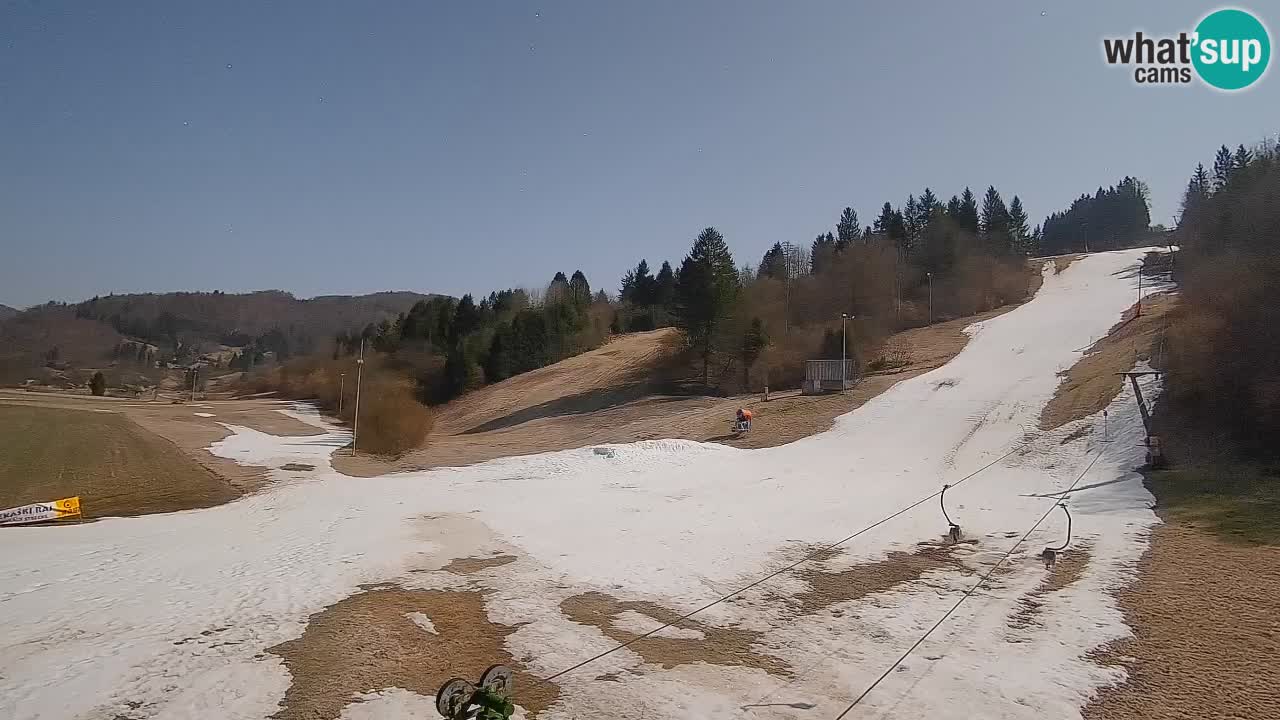 Cámara web Smučišče Senožeta – Estación de esquí en Srednja Vas cerca de Bohinj
