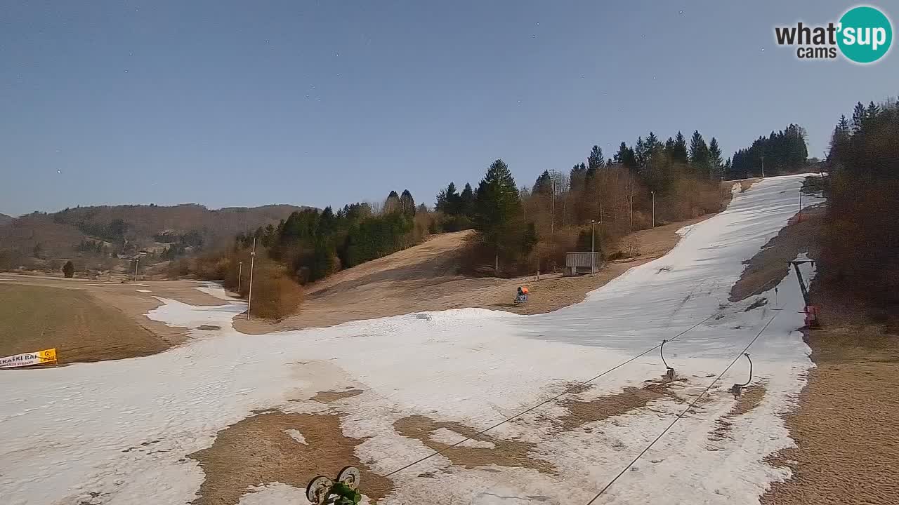 Cámara web Smučišče Senožeta – Estación de esquí en Srednja Vas cerca de Bohinj