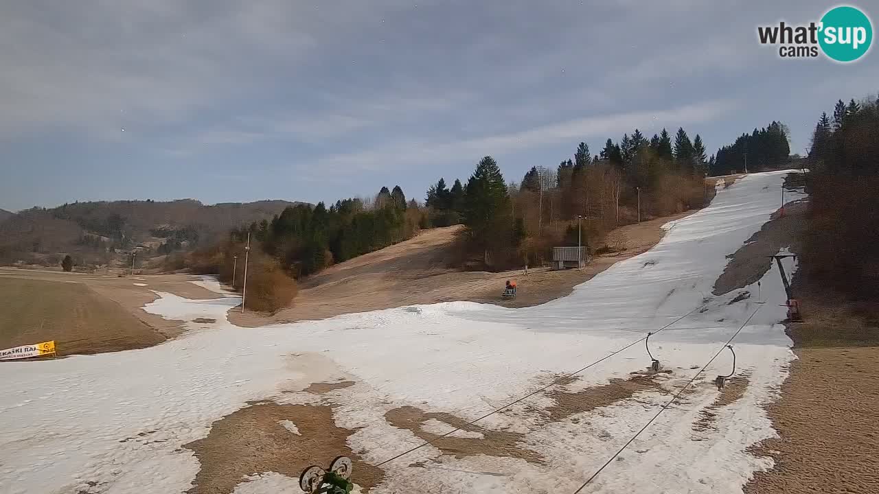 Cámara web Smučišče Senožeta – Estación de esquí en Srednja Vas cerca de Bohinj