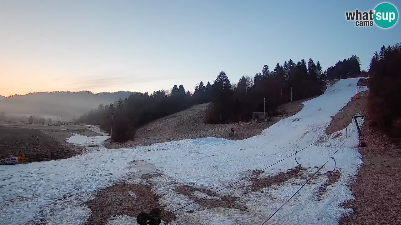 Webcam Smučišče Senožeta – Station de ski à Srednja Vas près de Bohinj