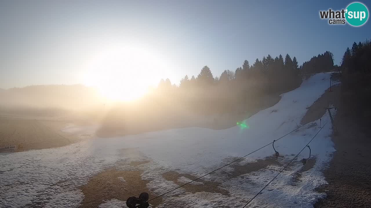 Webcam Smučišče Senožeta – Station de ski à Srednja Vas près de Bohinj