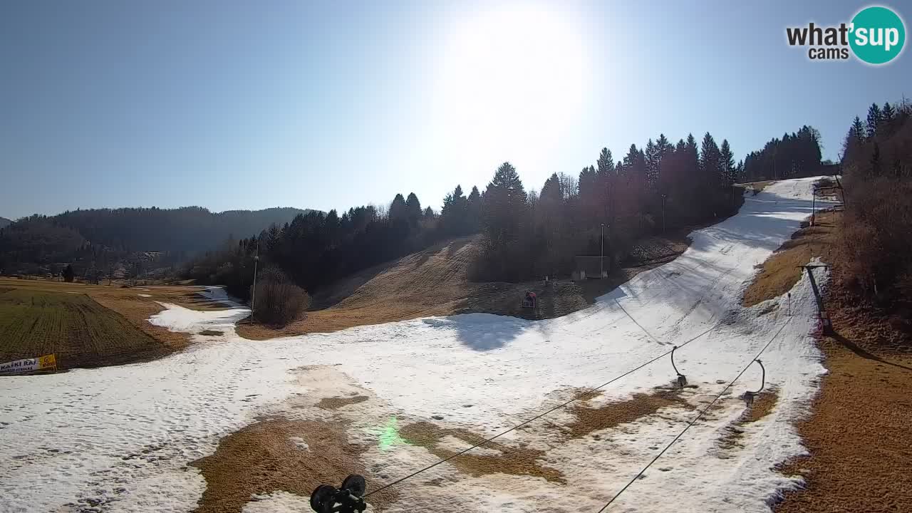 Webcam Smučišče Senožeta – Ski Resort Live View near Bohinj