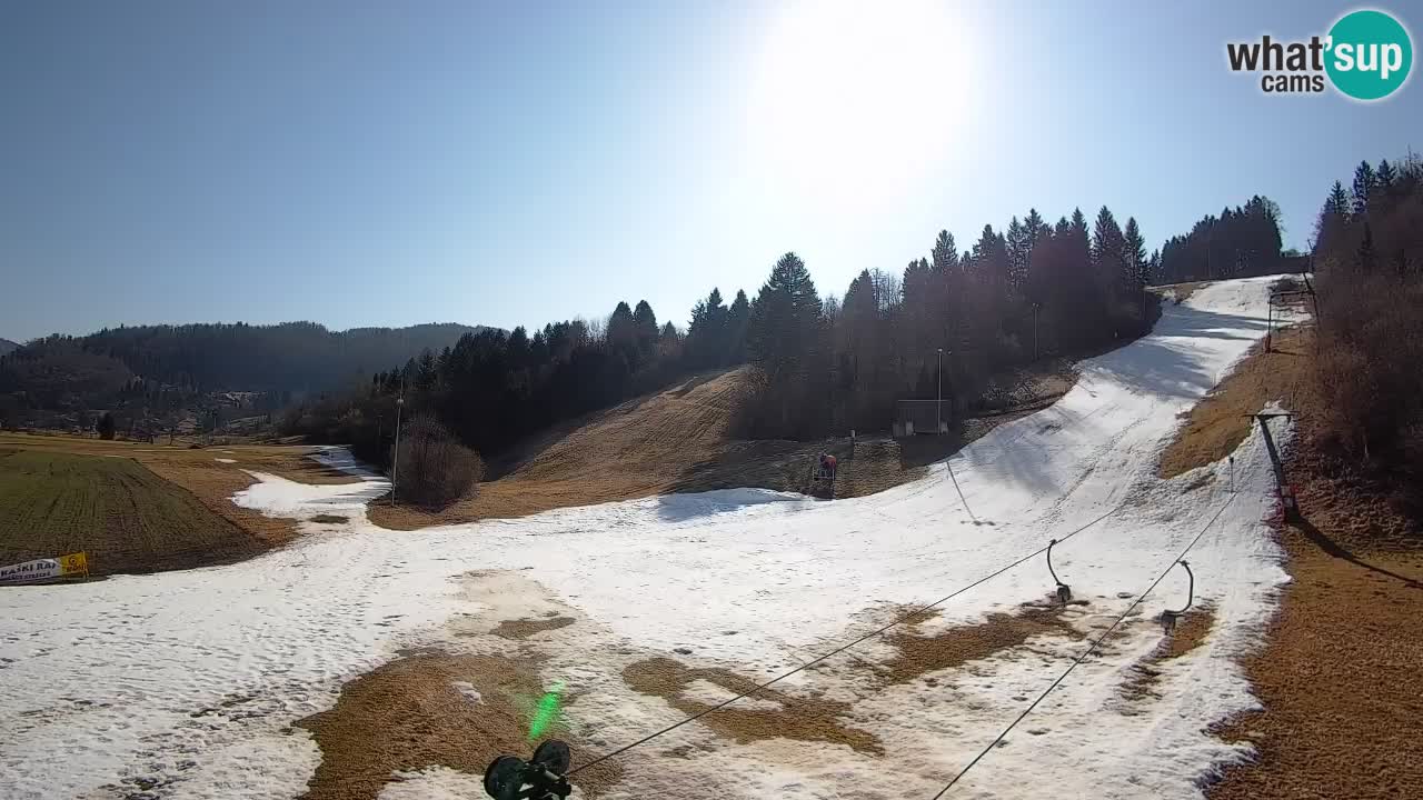 Webcam Smučišče Senožeta – Ski Resort Live View near Bohinj