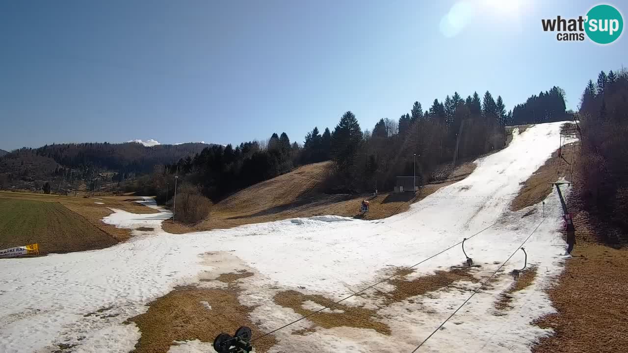 Webcam Smučišče Senožeta – Station de ski à Srednja Vas près de Bohinj