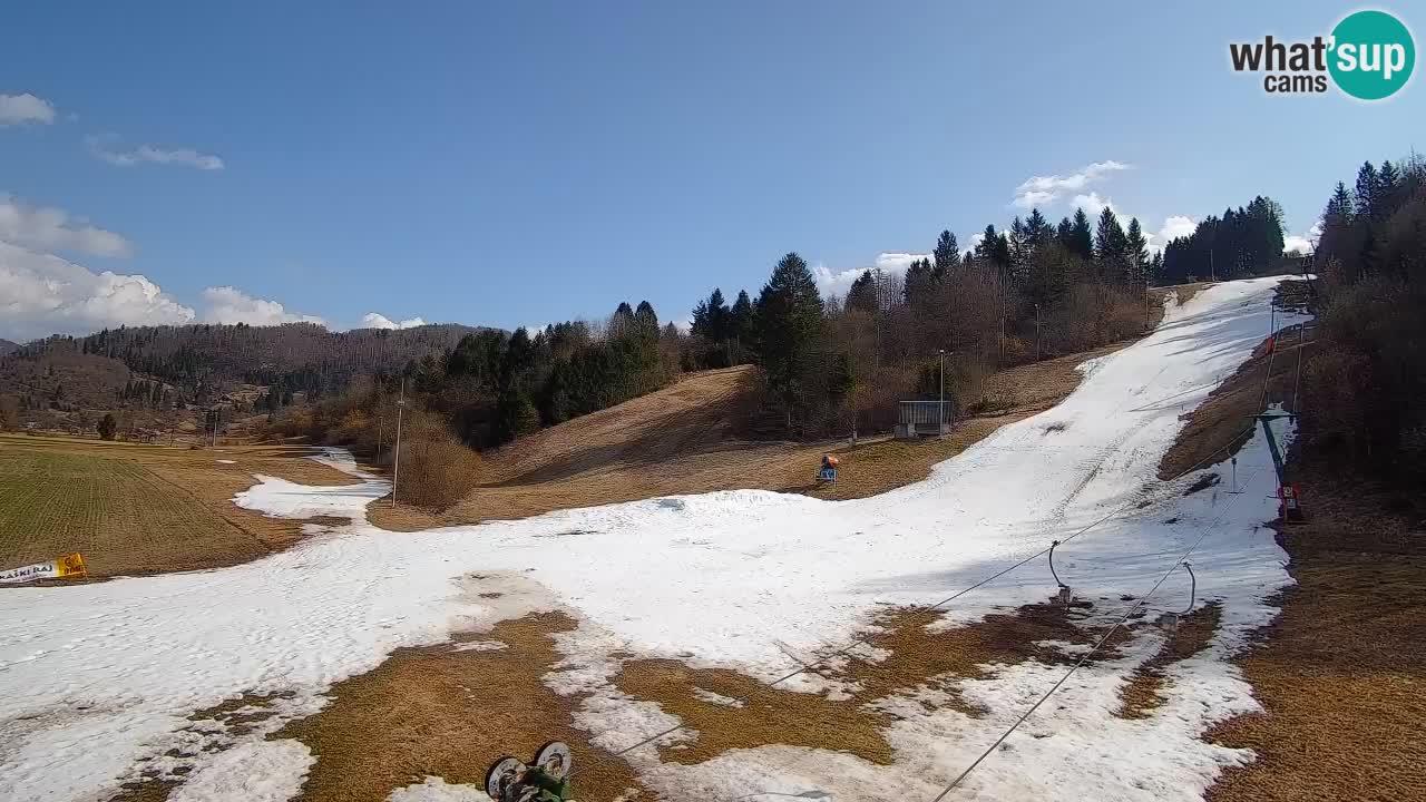 Cámara web Smučišče Senožeta – Estación de esquí en Srednja Vas cerca de Bohinj