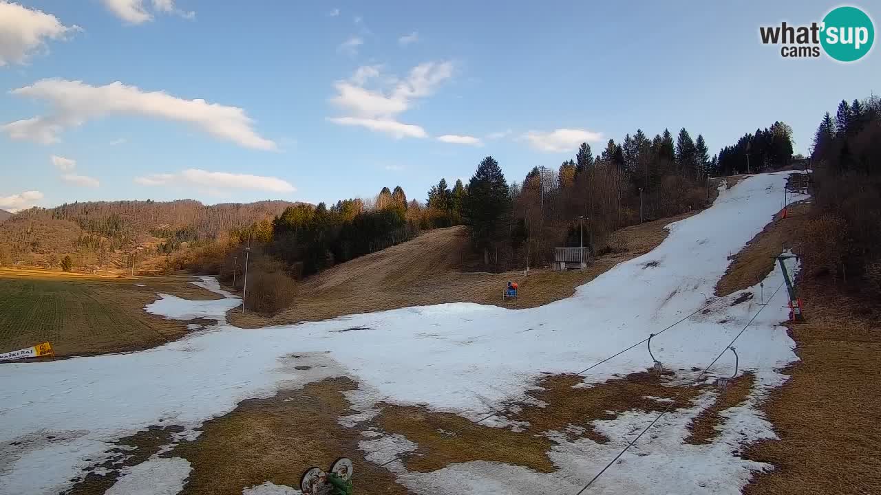 Webcam Smučišče Senožeta – Station de ski à Srednja Vas près de Bohinj