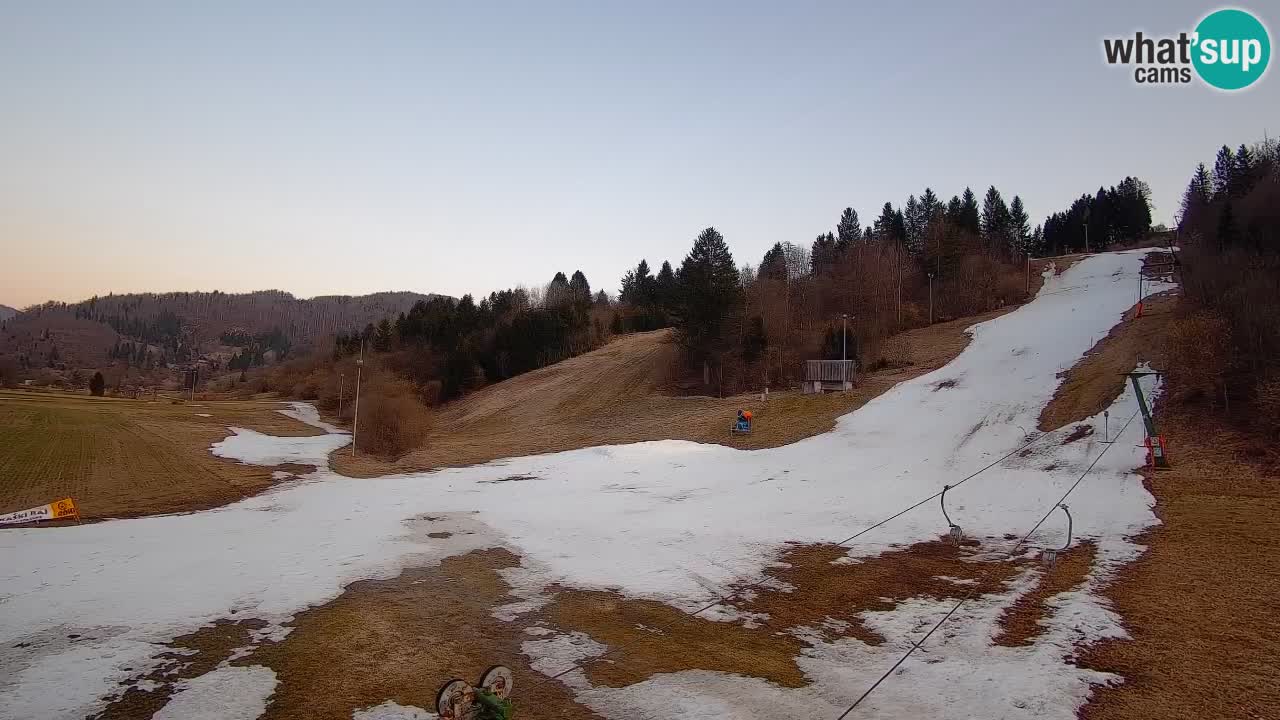 Webcam Smučišče Senožeta – Station de ski à Srednja Vas près de Bohinj