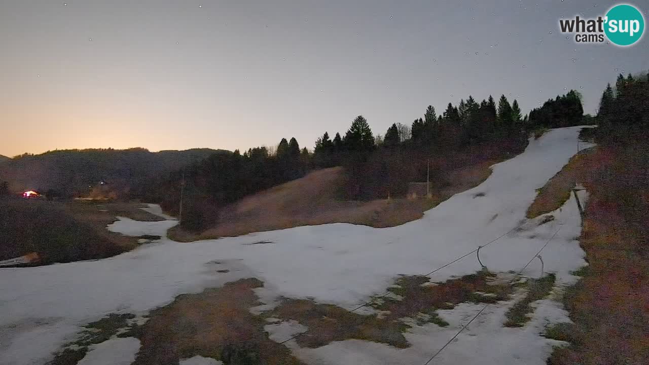 Webcam Smučišče Senožeta – Station de ski à Srednja Vas près de Bohinj