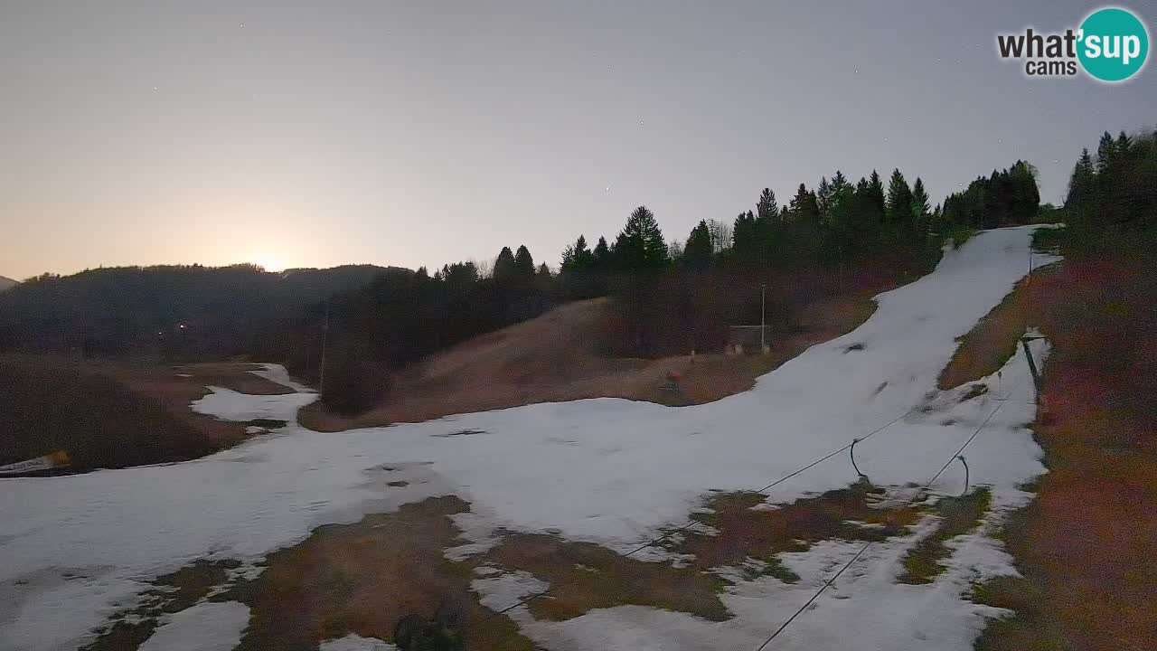 Webcam Smučišče Senožeta – Ski Resort Live View near Bohinj