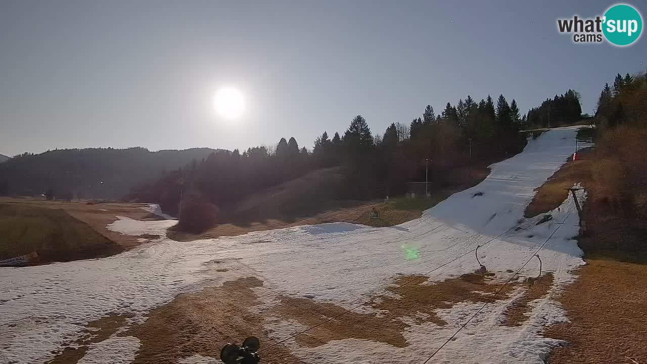 Webcam Smučišče Senožeta – Stazione sciistica a Srednja Vas vicino Bohinj