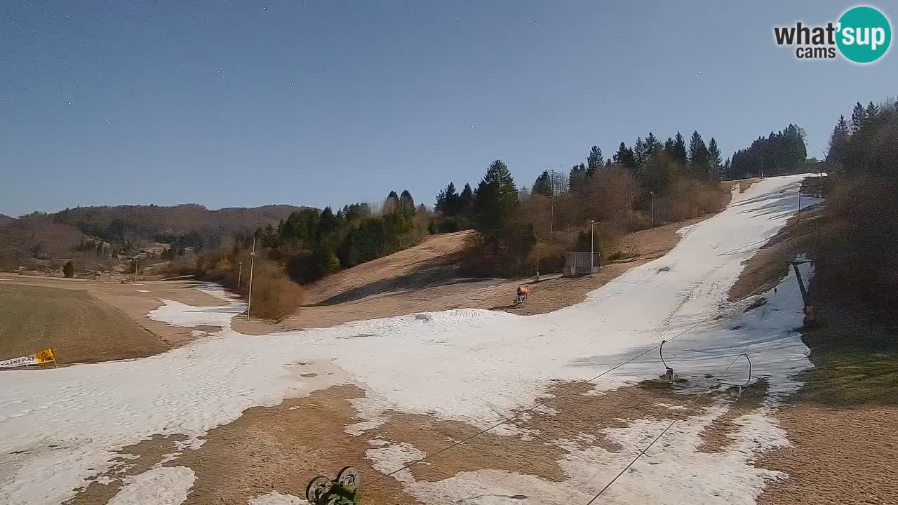 Webcam Smučišče Senožeta – Ski Resort Live View near Bohinj