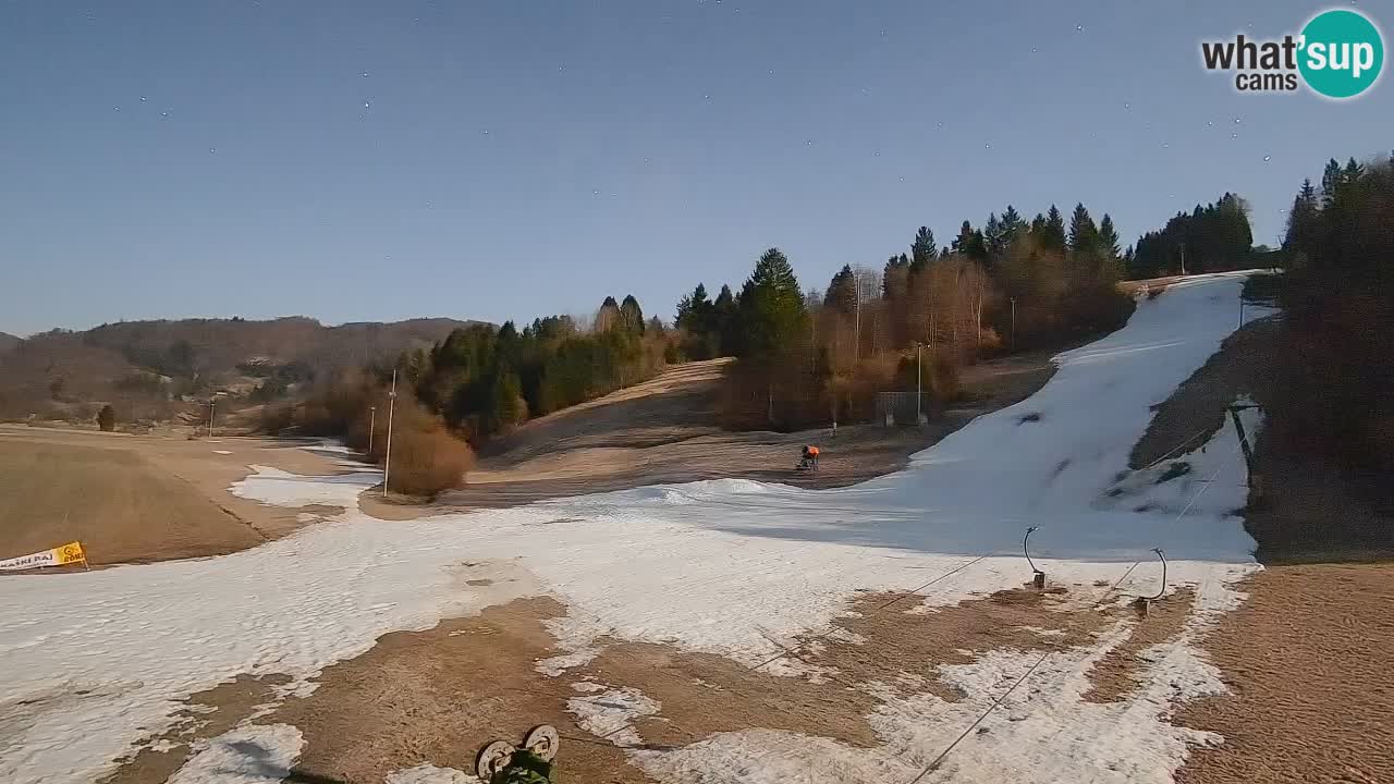 Webcam Smučišče Senožeta – Ski Resort Live View near Bohinj