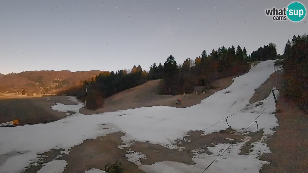 Webcam Smučišče Senožeta – Ski Resort Live View near Bohinj