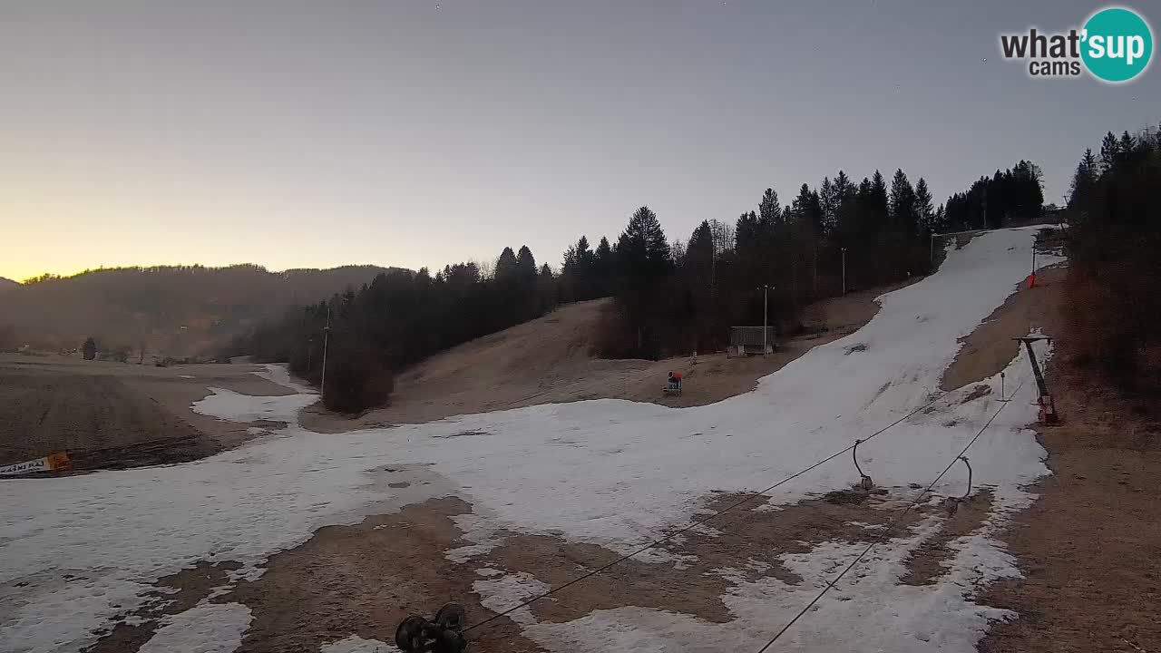 Cámara web Smučišče Senožeta – Estación de esquí en Srednja Vas cerca de Bohinj