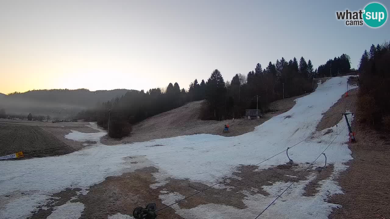 Webcam Smučišče Senožeta – Ski Resort Live View near Bohinj