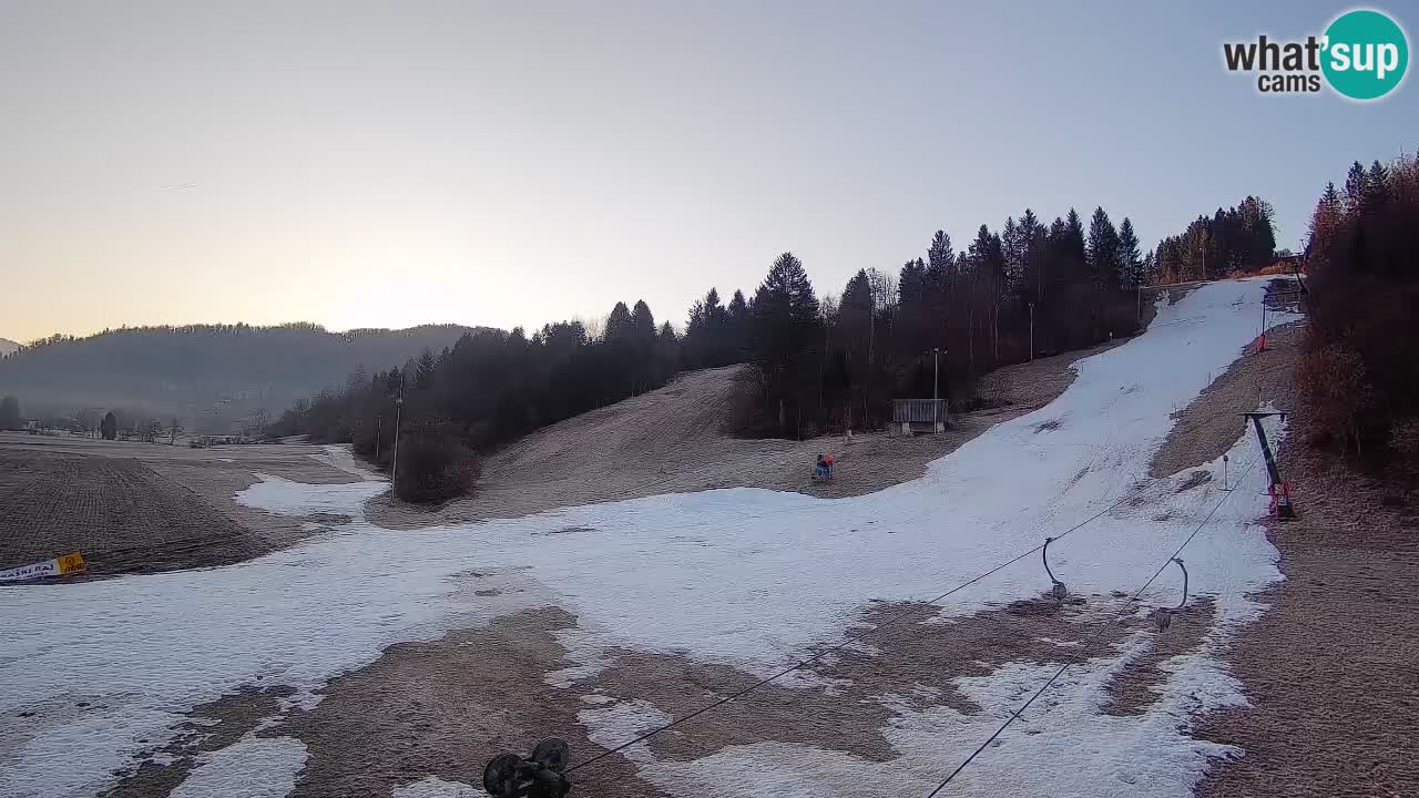 Webcam Smučišče Senožeta – Stazione sciistica a Srednja Vas vicino Bohinj