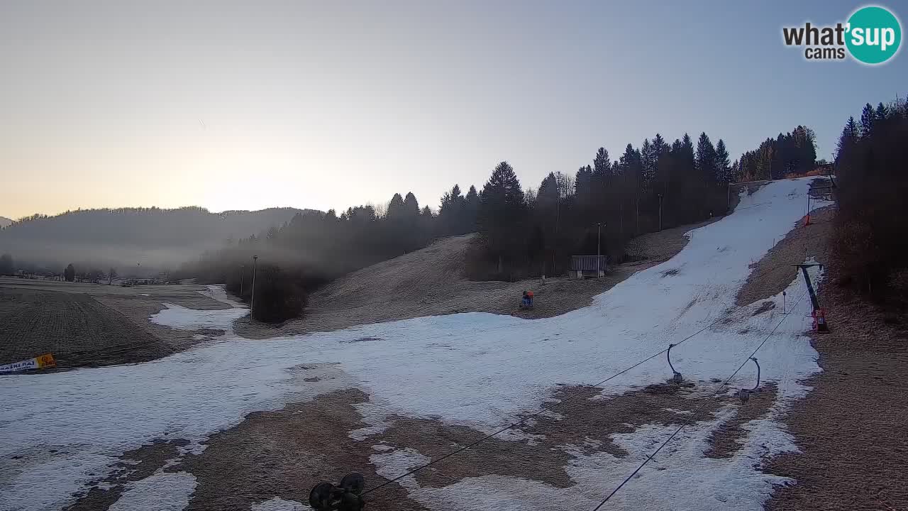Webcam Smučišče Senožeta – Stazione sciistica a Srednja Vas vicino Bohinj