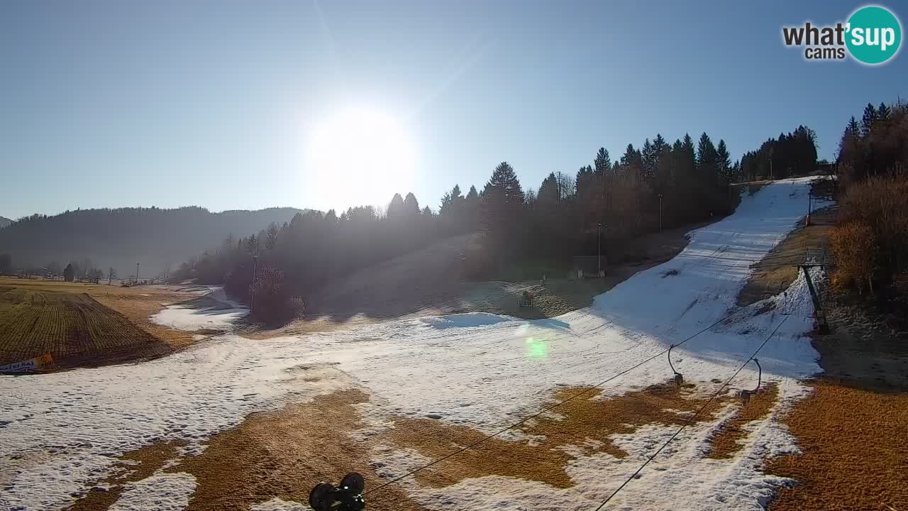 Webcam Smučišče Senožeta – Ski Resort Live View near Bohinj
