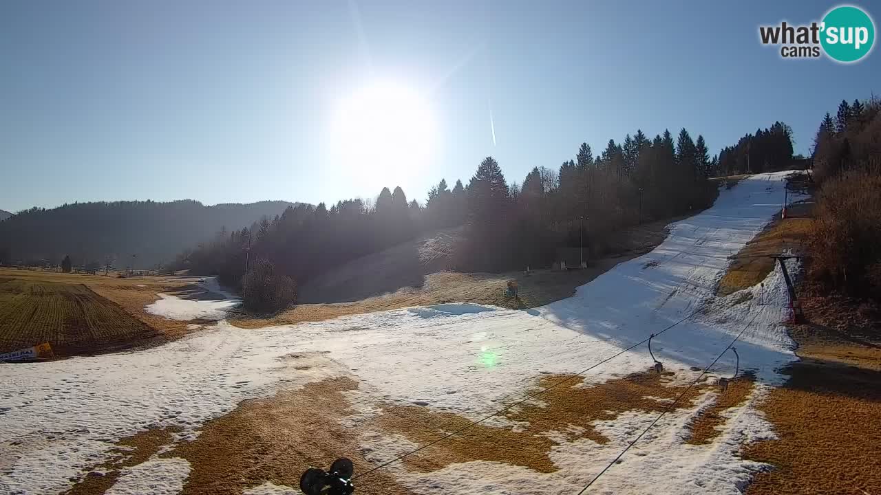 Webcam Smučišče Senožeta – Stazione sciistica a Srednja Vas vicino Bohinj