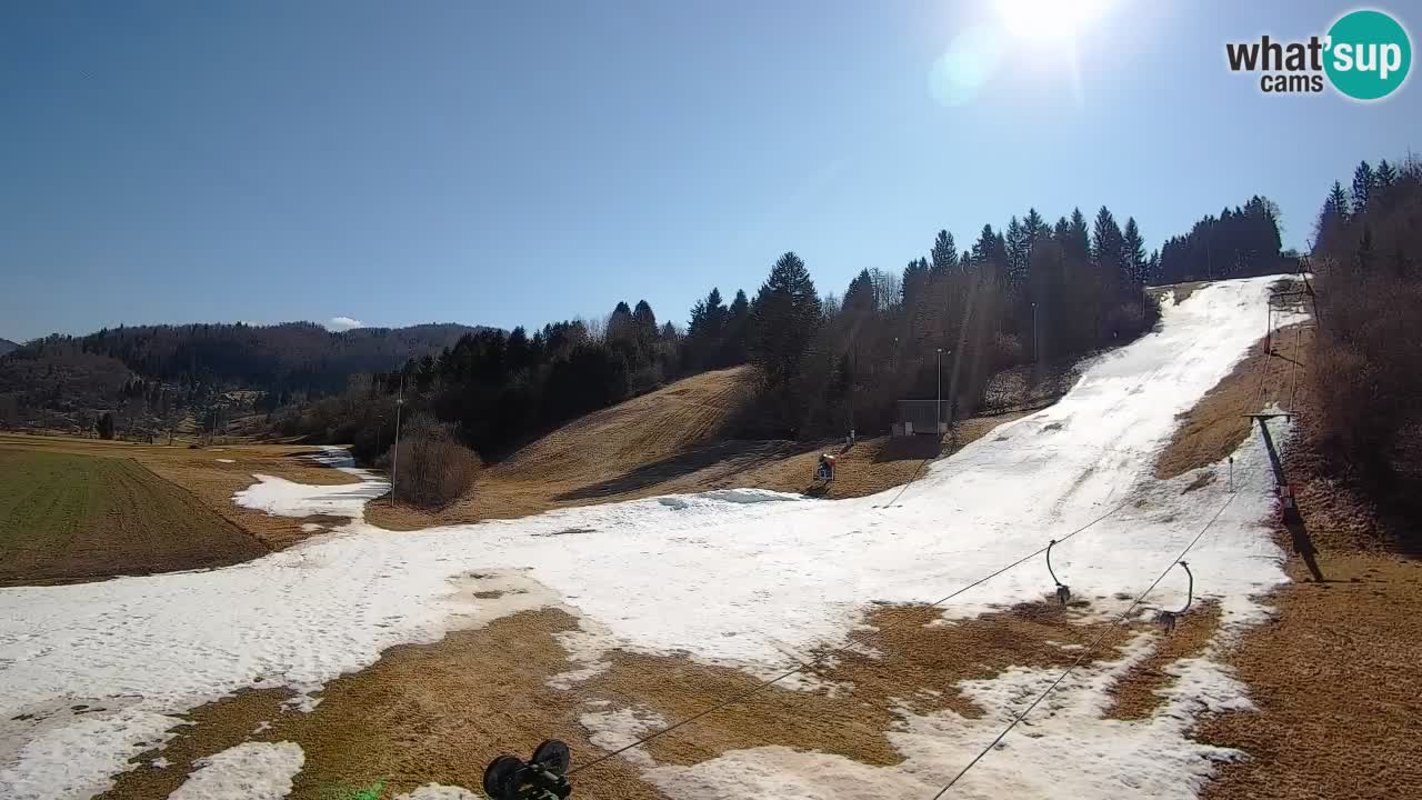 Web kamera Smučišče Senožeta – Skijalište u Srednjoj Vasi kod Bohinja