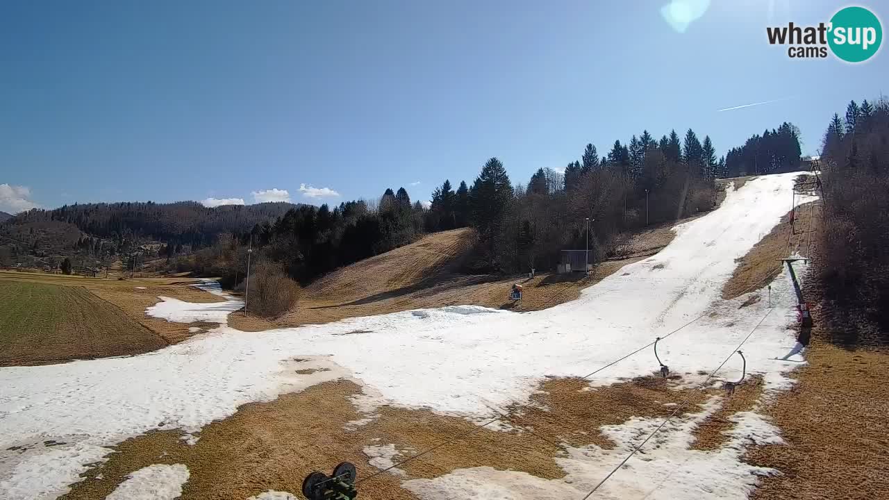 Webcam Smučišče Senožeta – Ski Resort Live View near Bohinj