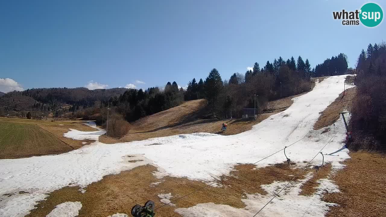Webcam Smučišče Senožeta – Ski Resort Live View near Bohinj