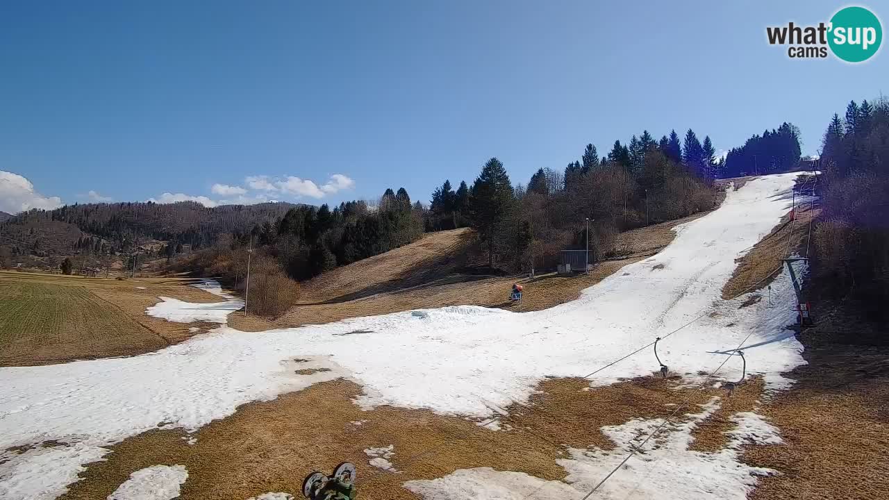 Webcam Smučišče Senožeta – Station de ski à Srednja Vas près de Bohinj