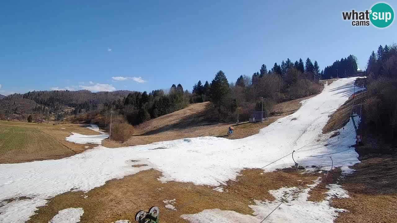 Webcam Smučišče Senožeta – Ski Resort Live View near Bohinj